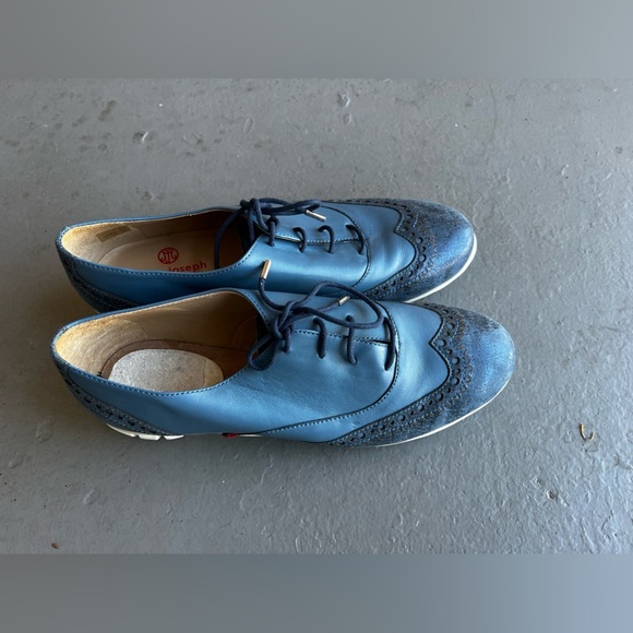 Marc Fisher NYC Golf The Original Golf Mocassin Blue Leather  Women's Size 9 - Picture 5 of 8